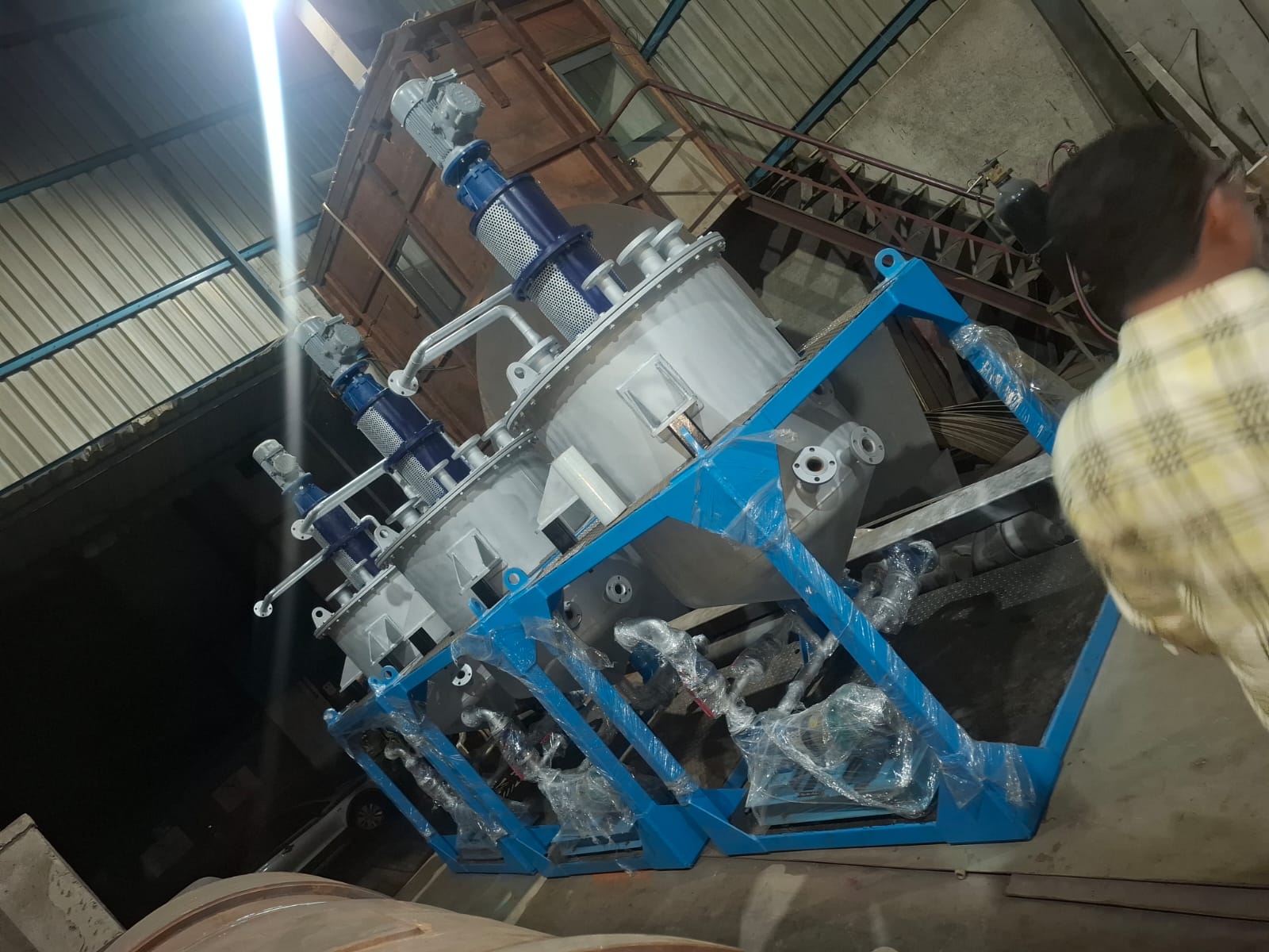 Mini Bulk Skid — Mini Bulk Skids fabricated by Tech Mech Engineering