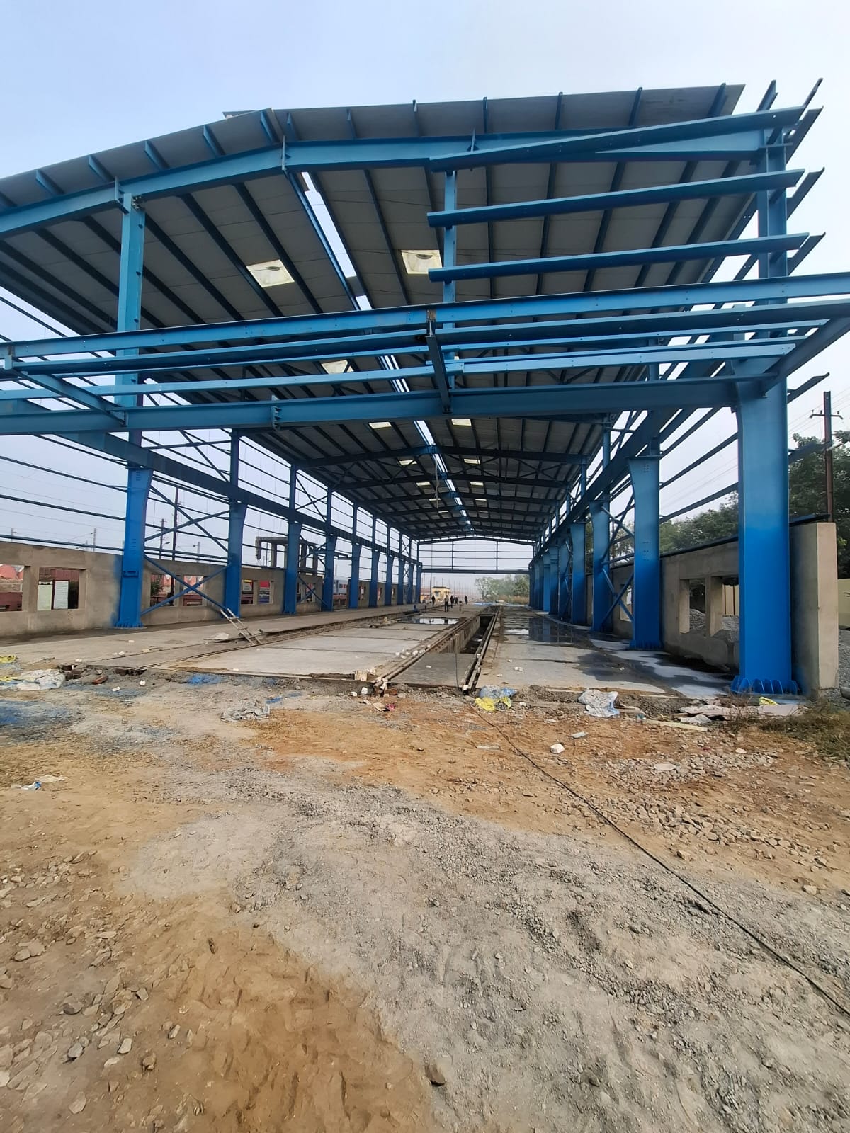 Structural Steel Shed, Erected on Site — Structural Fabrication fabricated by Tech Mech Engineering